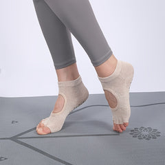Non Slip Yoga Socks Women Dance Socks With Grips For Home Anti Slip Sport Socks