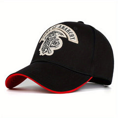 Unisex Casual Baseball Cap With Death God Pattern