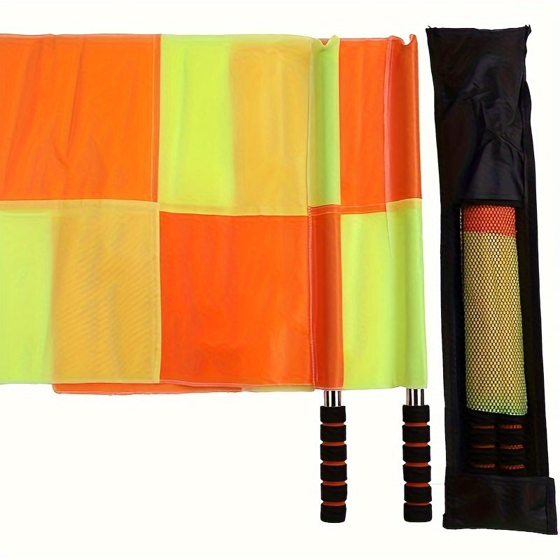 Football Referee Set with Red and Yellow Cards, Whistle, Flag