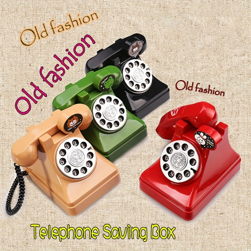 Pink Piggy Bank Telephone for Photography Props or Room Decor