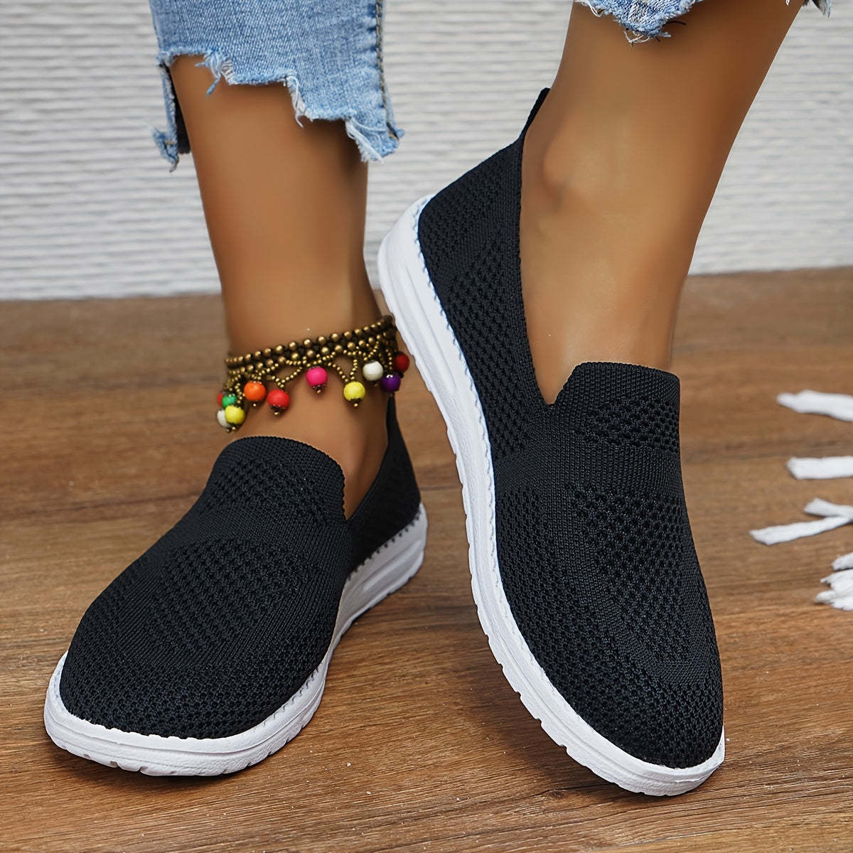 Women's Mesh Sneakers Slip On Lightweight Walking Shoes