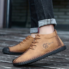 Men's Vintage Chukka Boots High Top Ankle Dress Boots