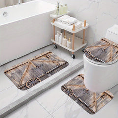 Soft Shaggy Bathroom Rug Set for Cozy Experience