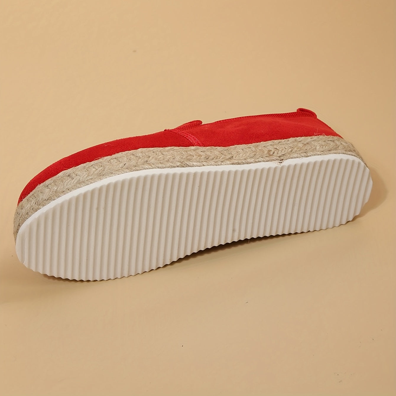 Women's Platform Espadrille Loafers Slip On Shoes