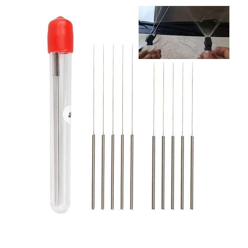 10pcs Wiper Nozzle Cleaning Needle 3D Printing Nozzle Cleaner