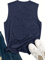 Floral Print Tank Top Sleeveless Summer Tank