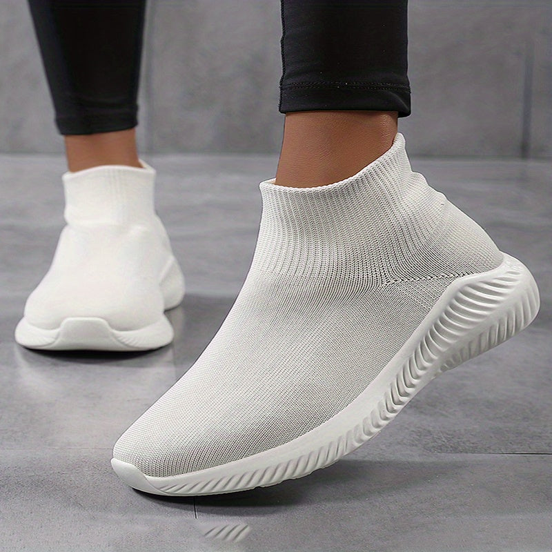 Breathable Slip On Running Shoes Women Lightweight Outdoor Sneakers