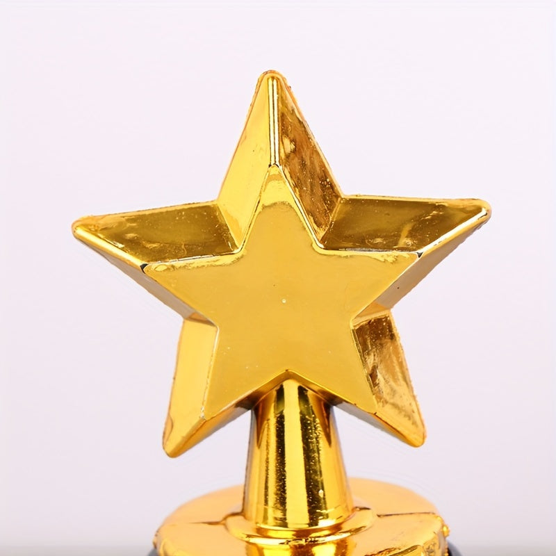 1Pc Mini Star Plastic Award Trophy Winner Trophies Reward Prize