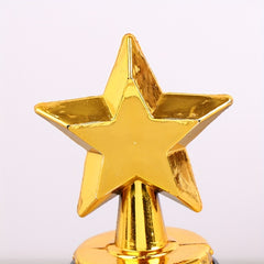1Pc Mini Star Plastic Award Trophy Winner Trophies Reward Prize