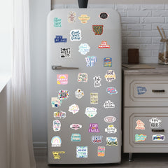 100pcs Inspirational Stickers Pack Positive Vinyl Quote Stickers