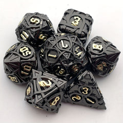 7pcs Solid Metal Dice Maze sided Mini Desktop Game Accessories