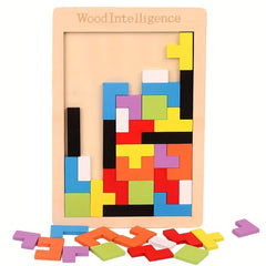 Wooden Puzzle Pattern Puzzle Game With 60 Challenges