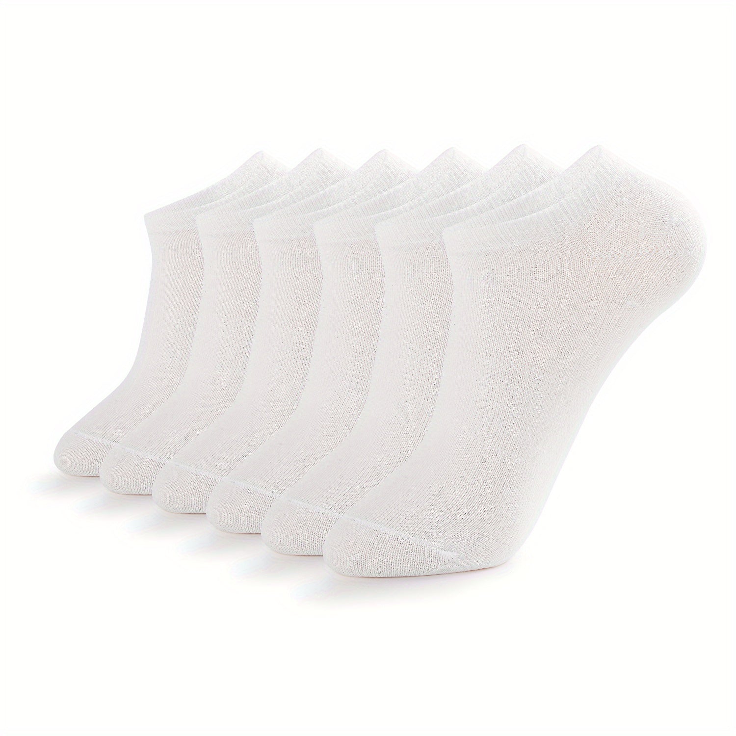6 Pairs Women's Soft Lightweight Sports Ankle Socks