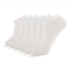 6 Pairs Women's Soft Lightweight Sports Ankle Socks