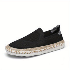Men's Lightweight Espadrille Loafer Shoes Breathable Slip On Shoes