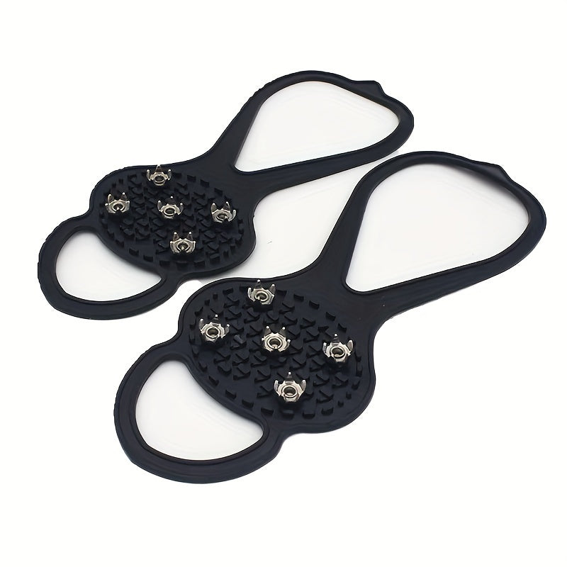 Anti Slip Shoe Spikes Silicone Snow Spikes for Skiing & Hiking