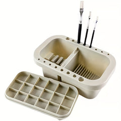 Multifunctional Paint Brush Holder with Palette - 7.62 cm - Art Supplies