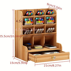 DIY Pen Holder Storage Box - Office, Classroom, Home Organizer