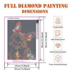 Dog 5D DIY Diamond Painting Kit - Adults Beginners Home Wall Decor