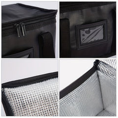 Insulated Cooler Bag Waterproof Thermal Tote for Food Pizza Takeaway