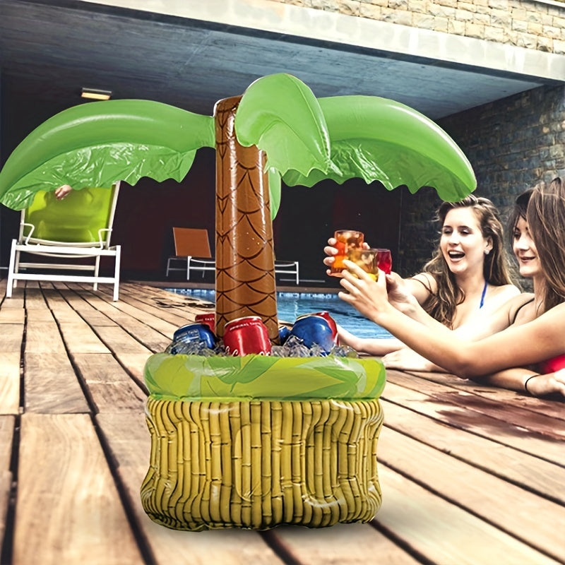 Inflatable Palm Tree Ice Bucket for Summer Parties