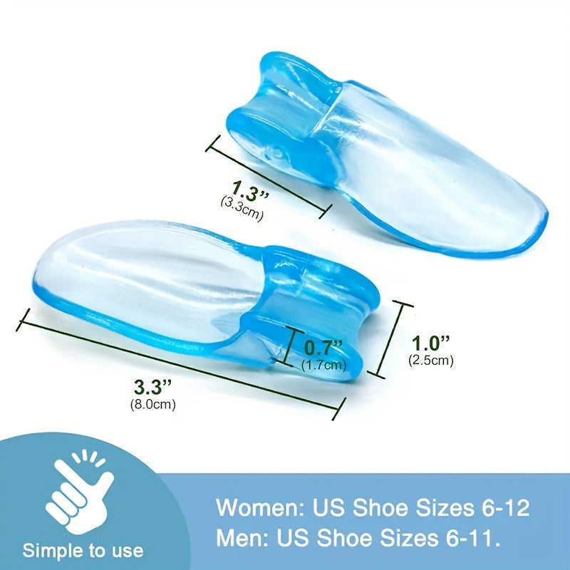 Orthotics Silicone Gel Bunion Toe Braces Separator for Night Home Use