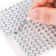 700pcs Transparent Rhinestone Stickers Self adhesive Gemstone Jewelry Stickers