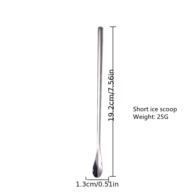 Stainless Steel Long Handle Coffee Stir Spoon Teaspoon