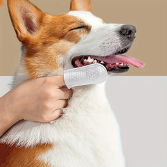 Pet Teeth Cleaning Finger Cover Wipes