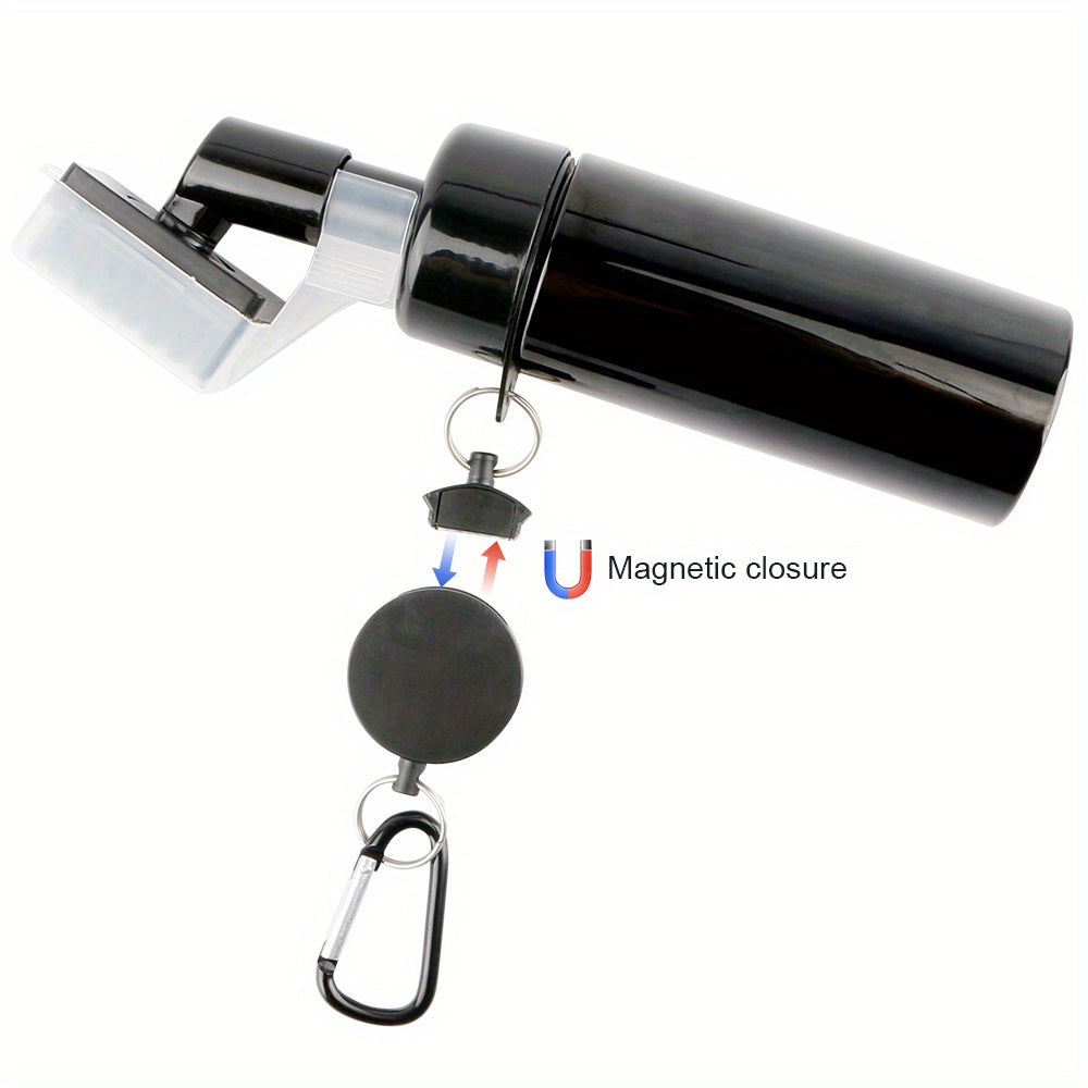 Portable Golf Club Cleaning Brush with Water Spray Bottle