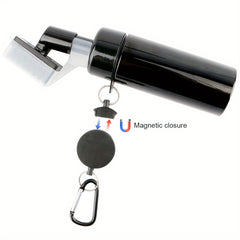 Portable Golf Club Cleaning Brush with Water Spray Bottle