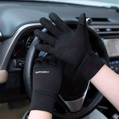 Men's Warm Velvet Cycling Gloves Anti-slip Touch Screen