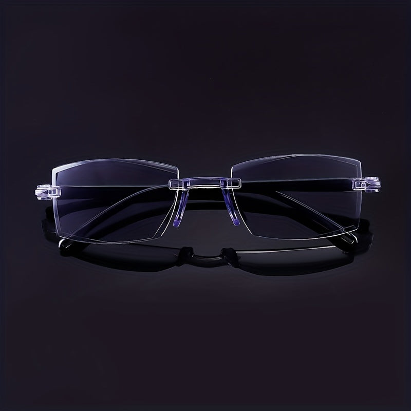 Anti Light Dual Focus Reading Glasses for Reading Books Newspapers