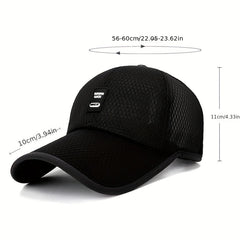 Men's Outdoor Sun Protection Visor Hat Fishing Sun Baseball Cap