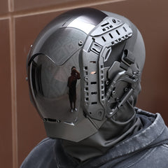 Cyberpunk Mask Cosplay Halloween Mechanical Real life Field Props