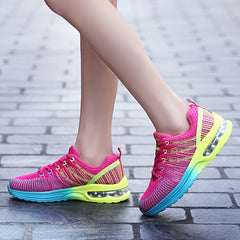 Women's Mesh Breathable Sports Shoes Casual Air Cushion Running Shoes