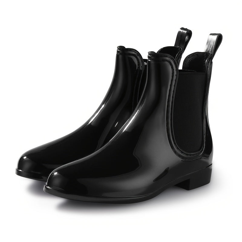 Women's Waterproof Chelsea Ankle Rain Boots