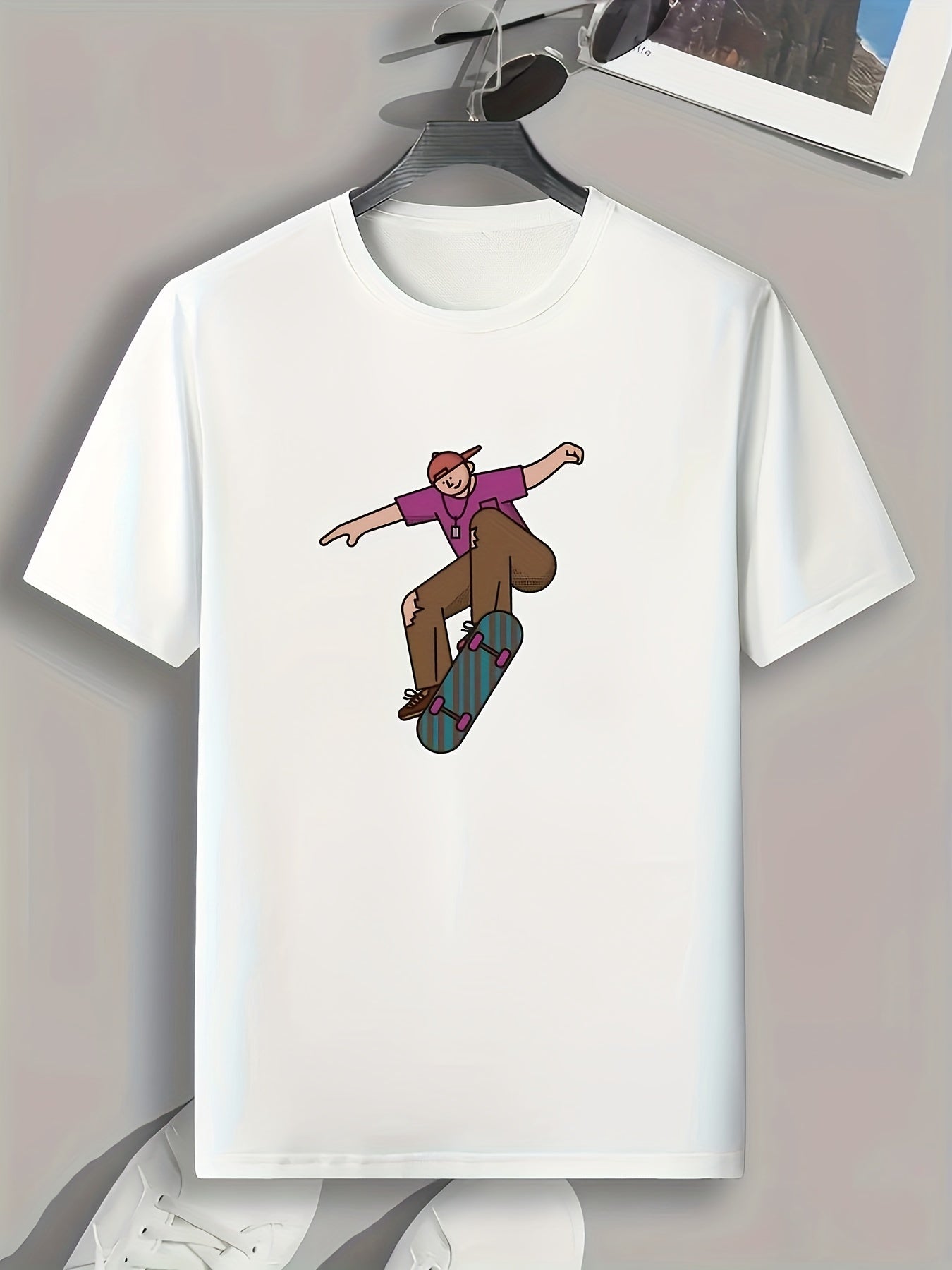 Boy Print Men's Graphic T shirt Casual Comfy Tees For Summer