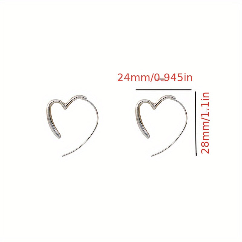 Love Earrings Heart Earrings Great Christmas Thanksgiving Gift