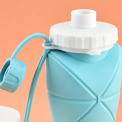 600ml Collapsible Water Bottles for Sport Gym Camping Hiking
