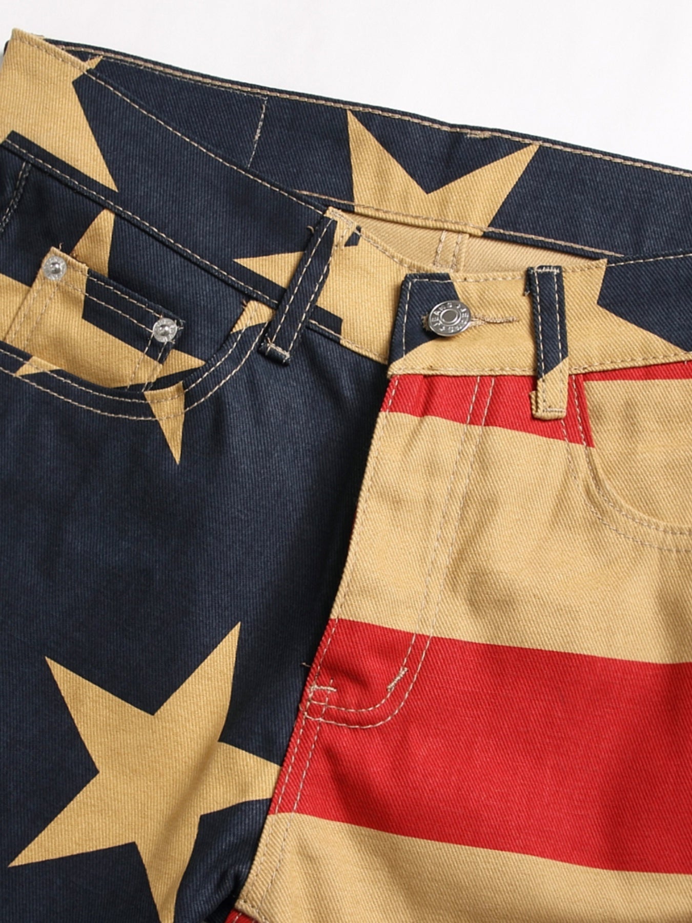 Mens Trousers Print Slight Elastic Slim Pants Mens Trousers