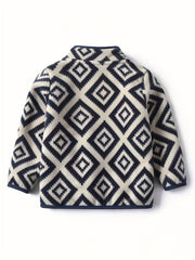 Kids Dino Print Fleece Jacket