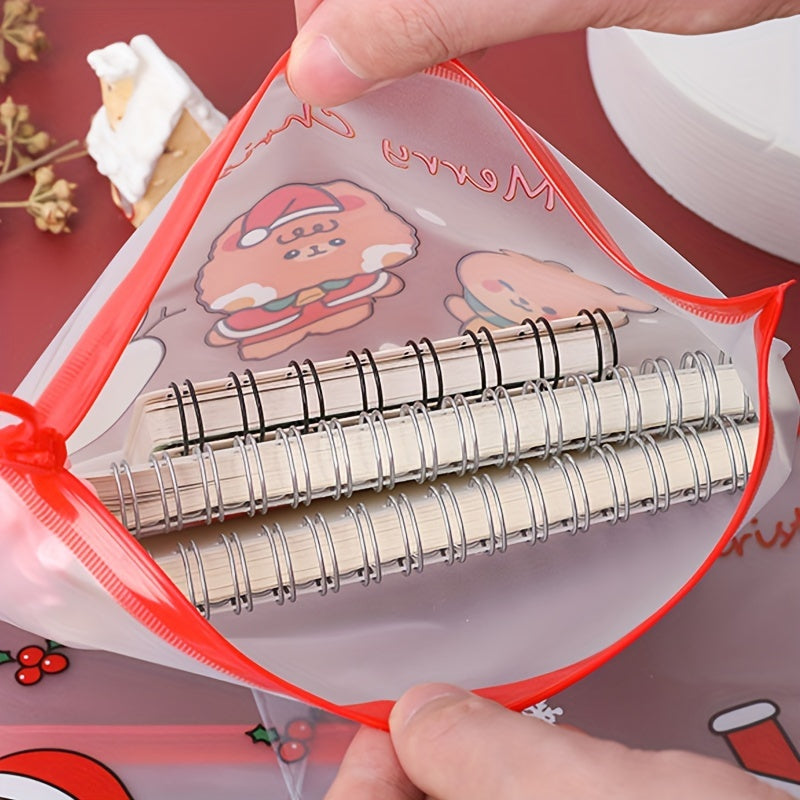 Christmas Series File Bag Student Portable Stationery Storage Bag