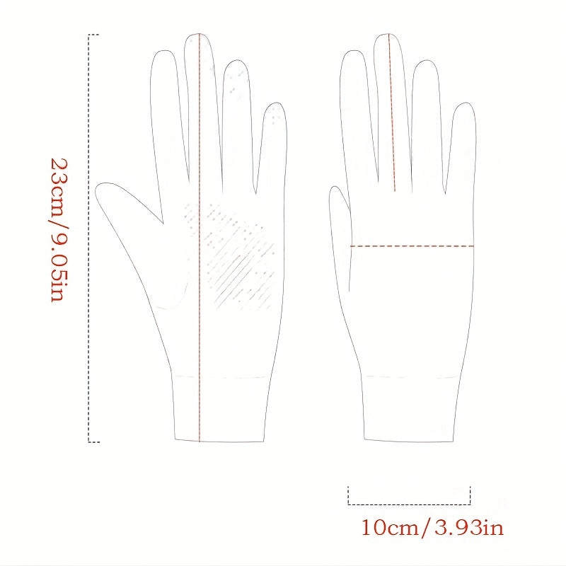 Warm Full Finger Gloves Plus Velvet for Outdoor Cycling
