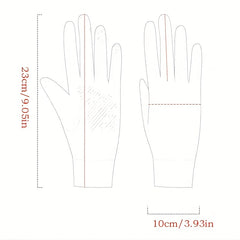 Warm Full Finger Gloves Plus Velvet for Outdoor Cycling