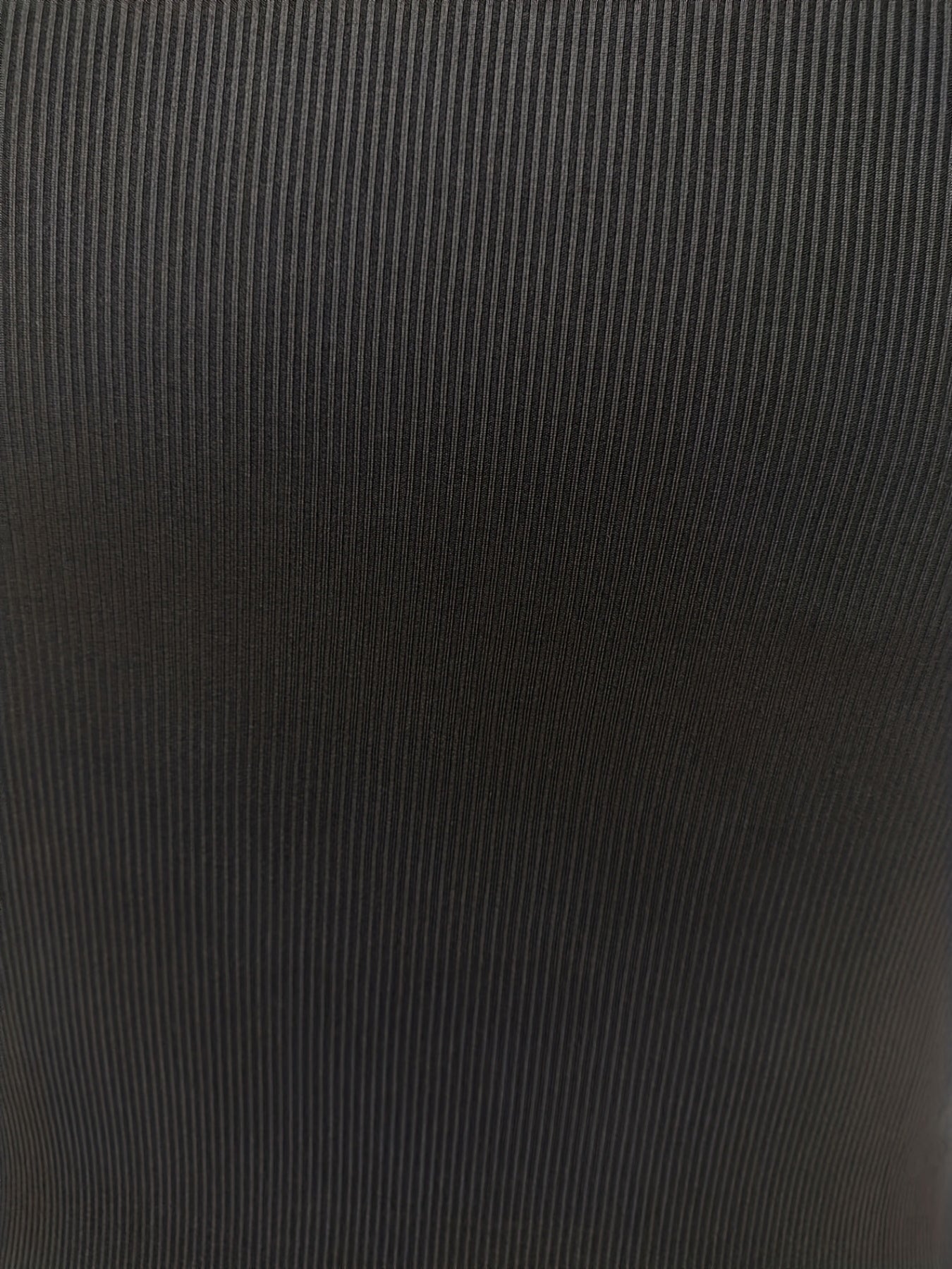 Ribbed Button Round Neck Slim Fit Tank Top