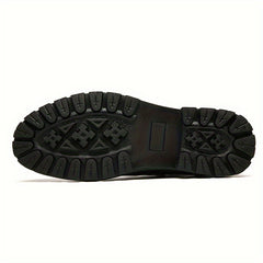 Men's PU Leather Casual Shoes Slip On Outdoor Walking
