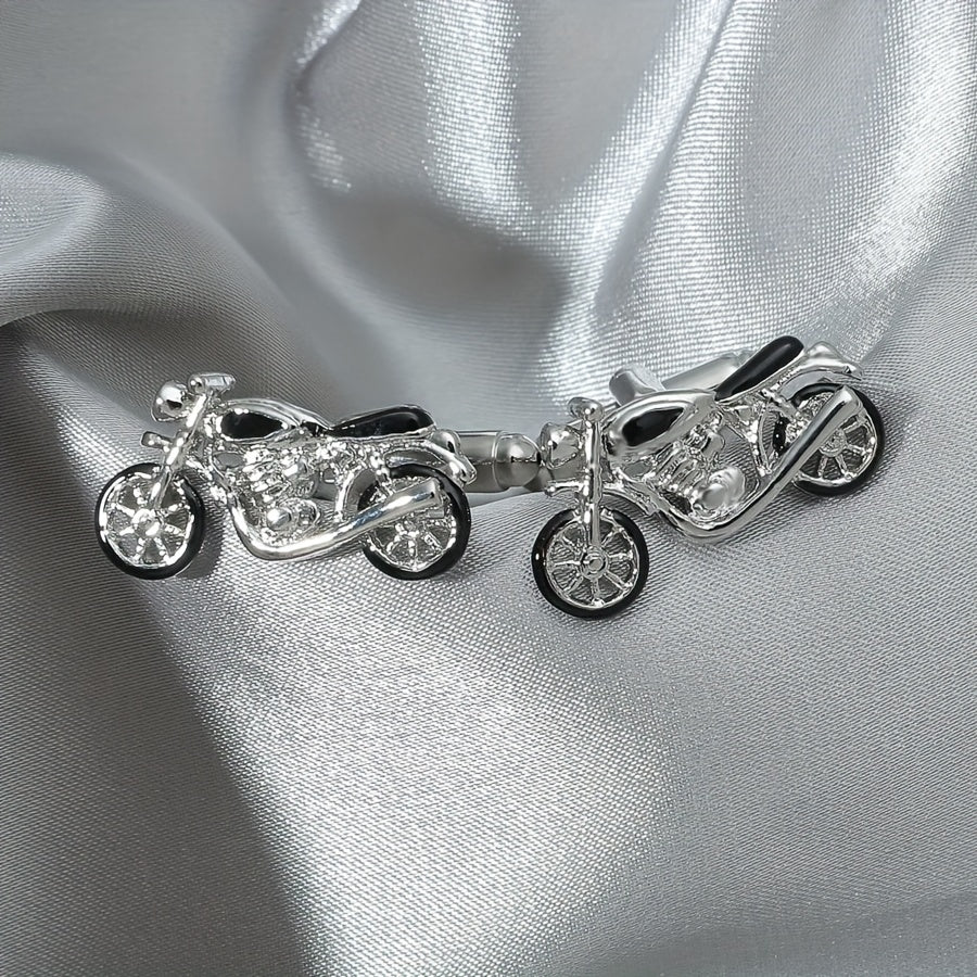 Men's Motorcycle Cufflinks French Shirt Cuff Buckles