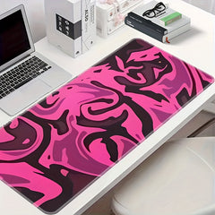 Dark Purple Pattern Mouse Pad Large Office Gaming Desk Pad Non-slip Rubber