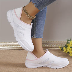 Women's Breathable Mesh Outdoor Sports Slip-On Walking Shoes